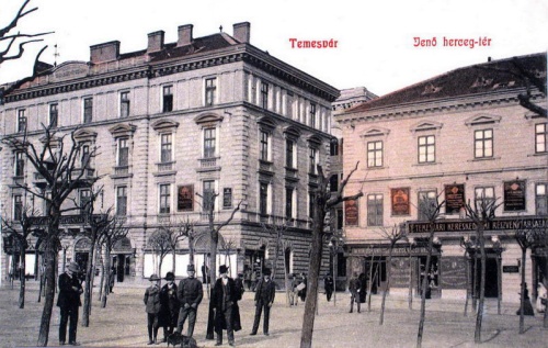 Temesvár:Jenő herceg tér,Takarékpénztár.1908