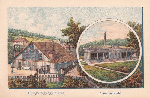 Borszék:Ó-Sáros fürdő és Hidegviz Gyógyintézet.(Morelli Gusztáv).1890