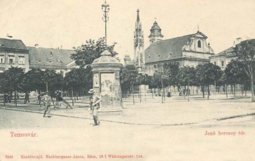 Temesvár:Jenő herceg tér.1902