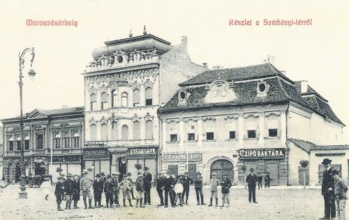Marosvásárhely:Bányai és Toldalagi paloták.1908
