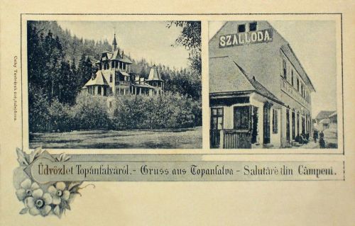 Topánfalva:Szálloda és villa.1903