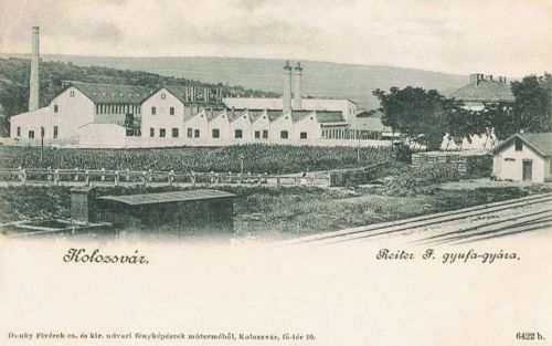 Kolozsvár:Reiter gyufa gyára.1900