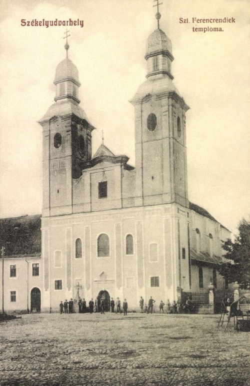 Székelyudvarhely:Szent Ferencrendiek temploma,1908.