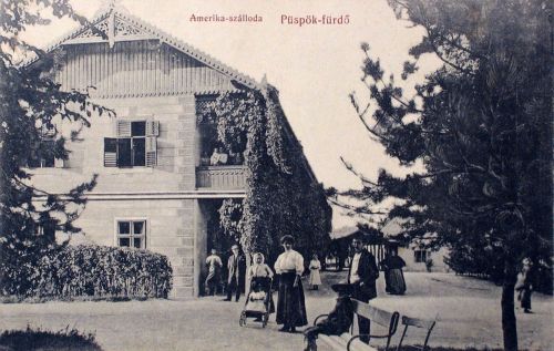 Püspökfürdő:Amerika szálloda.1910