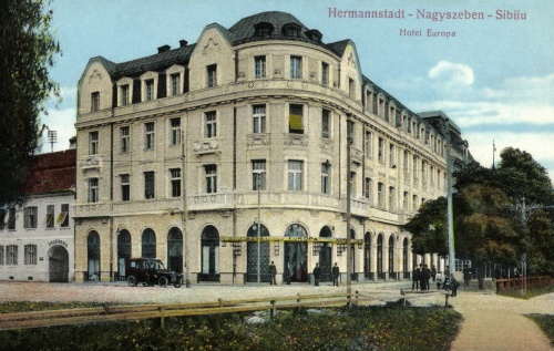 Nagyszeben:Hotel Europa,1913.